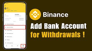 How to Add Bank Account in Binance for Withdrawal [upl. by Lebatsirc]