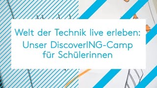 DiscoverINGCamp der FH Münster Welt der Technik live erleben [upl. by Louisa]