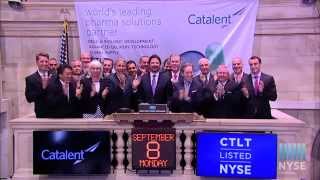 Catalent Inc Celebrates Recent IPO on the NYSE [upl. by Idnew836]