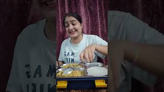 School lunch box yummyfood desilunchboxideas happychild schoollife vegpoha shorts ytindia [upl. by Ahterod]