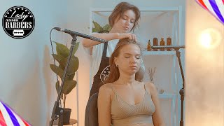 ASMR Massage by Barber Lady Dana [upl. by Eckblad]