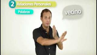 VIDEO DICCIONARIO LENGUA DE SEÑAS TOMO 1 MODULO 2 Relaciones personales palabras frases [upl. by Enyaz]