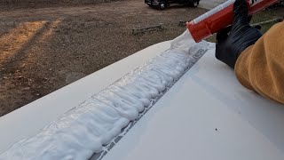 RV Roof Maintenance with DICOR Self Leveling Lap Sealant [upl. by Aziaf252]