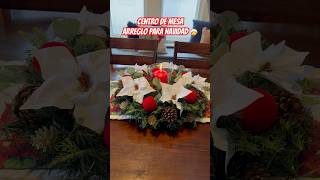 CÓMO REALIZAR UN CENTRO DE MESA NAVIDEÑOARREGLO PARA COMEDORSALA PARA NAVIDAD 🎄 [upl. by Bravin888]