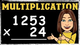 4digit by 2digit  Multiplication  Maths with Mrs B [upl. by Sonafets]