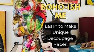 Decoupage With Me Make Your Own DIY Decoupage Papers [upl. by Clovah986]