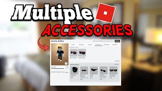 How to Wear Multiple Face Accessories on Roblox 2024 [upl. by Hump530]