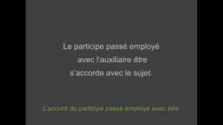 Participe passé  Laccord du participe passé avec être [upl. by Piane126]