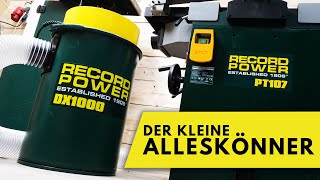 Kleine Absauganlage für die Werkstatt  Record Power DX1000 Vorstellung [upl. by Tade294]