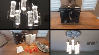 Essence 5Light Integrated Led Pendant Unboxing and Installation Steps [upl. by Voltmer]