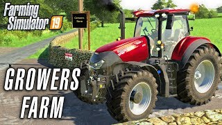 WELCOME TO GROWERS FARM  Farming Simulator 19 GROWERS FARM Ep 1 [upl. by Edals]