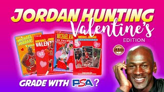 Michael Jordan Hunting Valentines Day Card Edition ❤️ Grade with PSA [upl. by Welles]