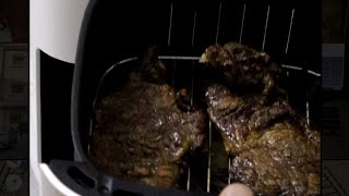 عمل ستيك بالاير فراير سهل ولذيذ😋 How to make steak in the air fryer is easy and delicious [upl. by Ranna]