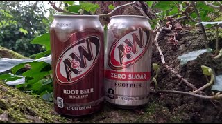 Lords drinks comparisons AampW Root Beer vs Zero Sugar [upl. by Regazzi412]