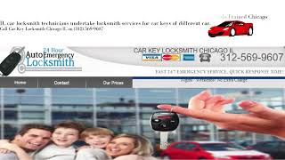 Car Key Locksmith Chicago IL [upl. by Ynnij580]