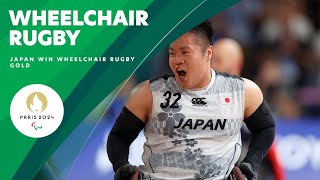 Japan Win Gold In Wheelchair Rugby 🇯🇵  Paris 2024 Paralympic Games [upl. by Adneram]