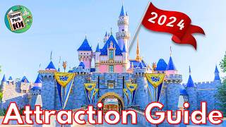 Disneyland ATTRACTION GUIDE  2024  All Rides amp Shows  Anaheim California [upl. by Copp]