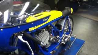 Zundapp racer 50cc eerste start [upl. by Dnalyaw]