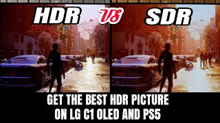 LG C1 Oled with PS5 HDR Gaming settings [upl. by Ahsinauj]