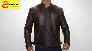 Stylish amp Durable Real Leather Jackets for All Seasons  Premium Outerwear Collection  eBrandopk [upl. by Malvia]