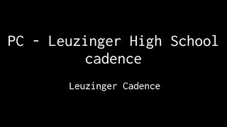 PC  Leuzinger High School Cadence [upl. by Cyler207]