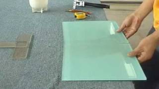 How to Cut Large Format Glass Tile [upl. by Trefor]