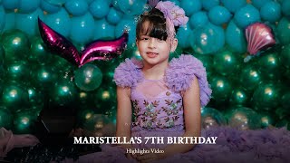 Maristellas 7th Birthday  Highlights Video by Nice Print Photography [upl. by Godfree]