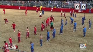 CALCIO STORICO FIORENTINO 12 GIUGNO 2016 AZZURRI ROSSI [upl. by Shewchuk]