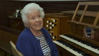 75 year long service as church organ player [upl. by Atiuqehc348]