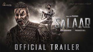 SALAAR Official Trailer  Prabhas  Sruthi Haasan  Pruthviraj  Salaar Movie [upl. by Bonns]