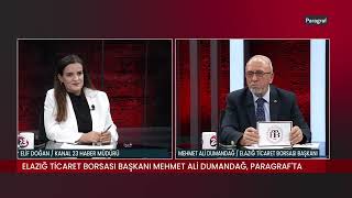 MEHMET ALİ DUMANDAĞ YENİDEN ADAYTİCARET BORSASI BAŞKANI MEHMET ALİ DUMANDAĞ PARAGRAF 28 09 2024 [upl. by Airpal]