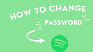 how to change spotify password [upl. by Waldo]