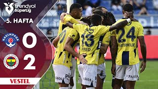 Vestel  Kasımpaşa 02 Fenerbahçe  HighlightsÖzet  Trendyol Süper Lig  202425 [upl. by Kcaj]