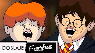 Wingardium Leviosa 2 Harry Potter Parody  Oney Cartoons  FANDUB LATINO  SPANISH DUB [upl. by Arvy]