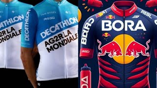 LE NUOVE SQUADRE E LE NUOVE DIVISE DEL 2024 Red Bull e Decathlon entrano nel mondo del ciclismo [upl. by Ahsenom]