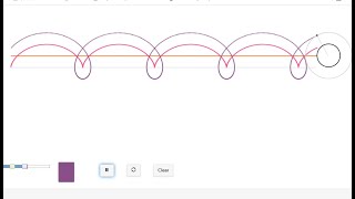 CYCLOID ANIMATION  PHYSICS ANIMATIONS  CIRCULAR MOTION  CYCLOID MOTION ANIMATION FRIENDS PHYSICS [upl. by Tobin188]