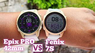 Garmin EPIX PRO vs Garmin FENIX 7S [upl. by Sande]