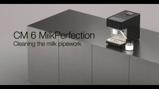 Miele CM6 MilkPerfection Coffee Machine  Cleaning the milk pipework [upl. by Oirasor]