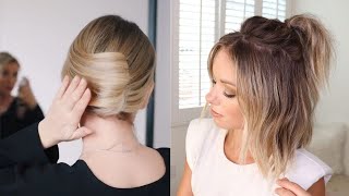 15 Easy Hairstyles for Short Hair Youd Love to Try [upl. by Adnohryt868]