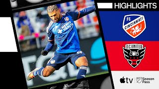 FC Cincinnati vs DC United  DeAndre Yedlins FC Cincinnati MLS Debut  Full Match Highlights [upl. by Hilda]