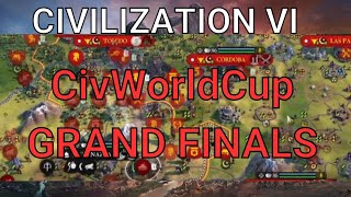 Civ 6 Competitive Multiplayer  CivWorldCup Grandfinals Game 5 COC vs HoH [upl. by Kcirdla]