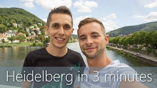 Heidelberg in 3 minutes  Travel Guide  Mustsees for your city tour [upl. by Eidorb661]