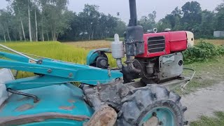 See amazing rural technology at work with power tiller machines । [upl. by Fraase]