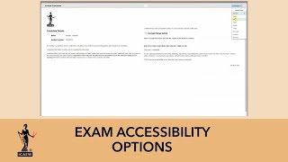 Exam accessibility options [upl. by Derick]