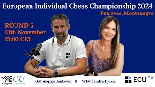 European Individual Chess Championship 2024  Round 6 Live [upl. by Nevaj86]