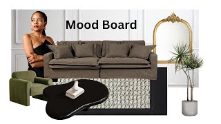 How To Create A Mood Board Pyjama Lounge Mood BoardBeautiful South African Homes [upl. by Sinnoda463]