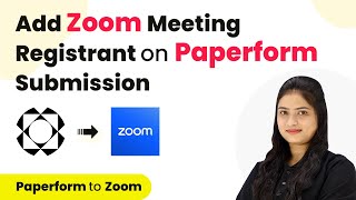 How to Add Zoom Meeting Registrant on Paperform Submission  Paperform to Zoom [upl. by Lira138]