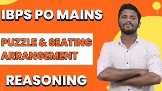 HARD LEVEL PUZZLE amp SEATING ARRANGEMENT  DAY  19  IBPS PO  SBI PO MAINS  REASONING  MRJD [upl. by Hacker]