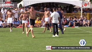 Super Match  Semi 1  Bhagat Singh Calgary vs Richmond Abbtoford 2022 Canada Kabaddi [upl. by Beitz]