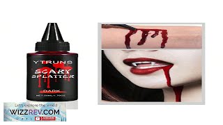 Ytruns YTRUNS Halloween Realistic Fake Blood MakeoverFake Blood Spray And Blood Drops Review [upl. by Ardine7]